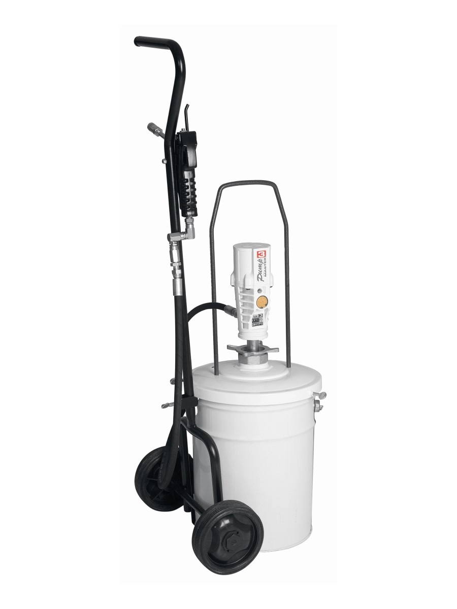 мобильный солидолонагнетатель с насосом pm3 для ведер 424150 samoa