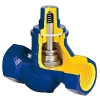 Клапан обратный 277A Zetkama подъемный Ду050 Pу16 277A-050-C-31