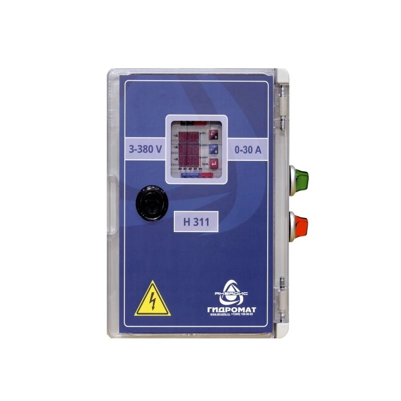 шкаф управления насосом н-311 3х380 до 30а waterstry (h-311)