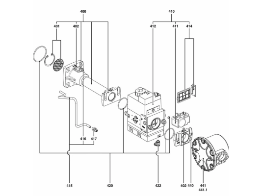 газовая рампа elco d340