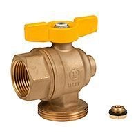 кран шаровой giacomini угловой со штуцером 3/4 f-rp x1 1/4 m (r792y004)