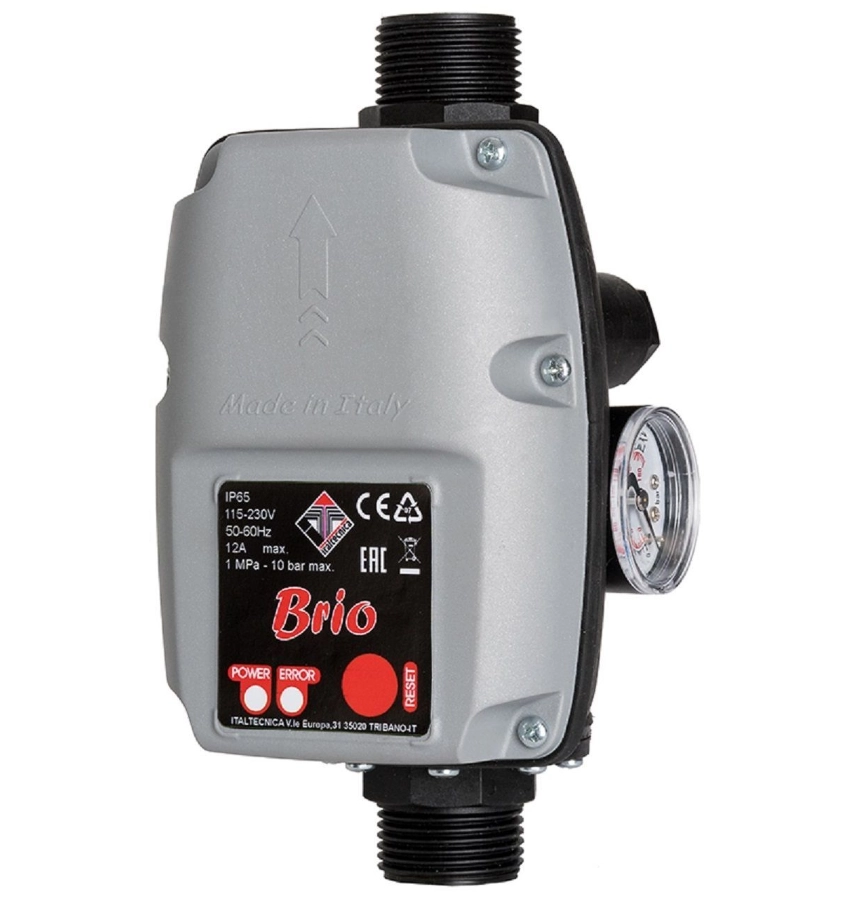 пресс-контроль italtecnica brio 2000-m 1-3,5бар 230 в b2m.00mmab.10u.00