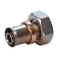 Прямой фитинг с накидной гайкой евроконус 1/2 x 16x2 GIACOMINI RM179Y113