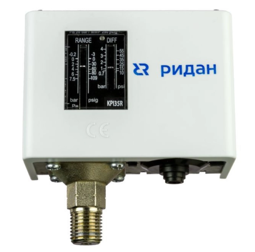 реле давления ридан kpi 35r диапазон -0,2...7,5 бар 35r