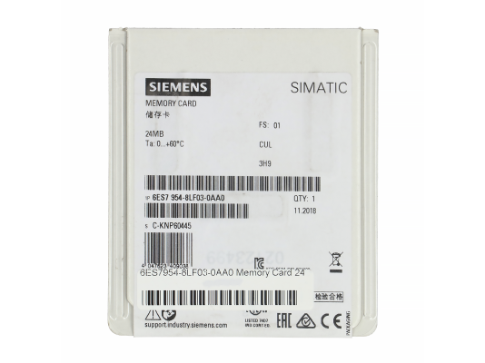 Карта памяти Siemens Simatic, 6ES7954-8LF03-0AA0