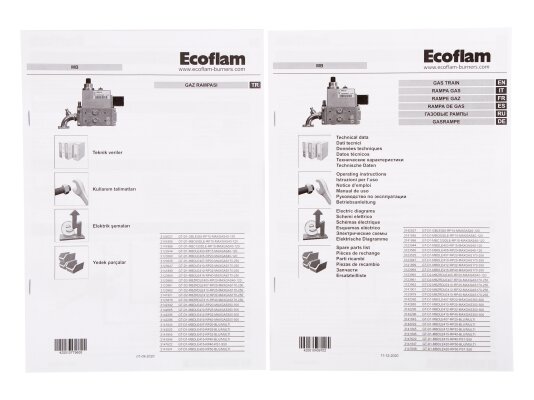 газовая рампа ecoflam gt-d5-mbdle420-rp50