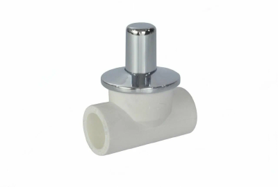 Вентиль хромированный D, мм 32 РосТурПласт (10543)