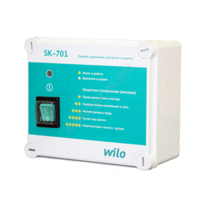 Шкаф управления WILO SK-701 0,75 для 1 скважинного насоса TWI/TWU 2895042