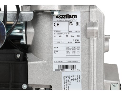 газовая горелка ecoflam max gas 250 p tl ht cv tw