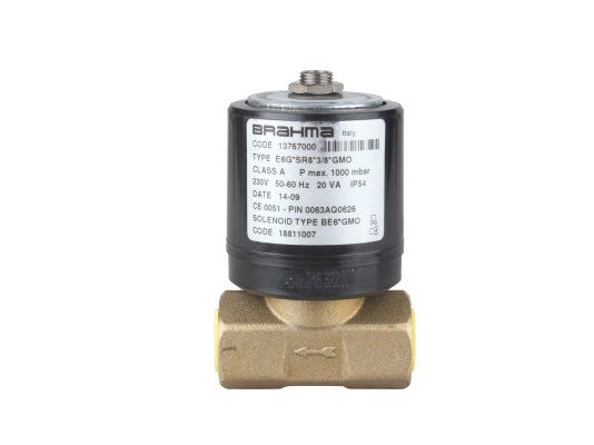 Газовый клапан Brahma E6G*SR8*3/8*GMO (220 Вольт) газовый клапан brahma e6g*sr8*3/8*gmo (220 вольт)