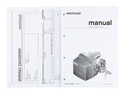 газовая горелка weishaupt wg20n/1-c, 1, ln, 23221044