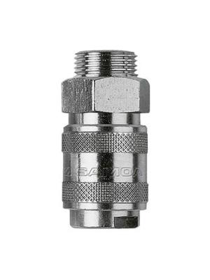 Автомат. быстроразъемная муфта 1/4", резьба 1/2" BSP (M) 253012 SAMOA