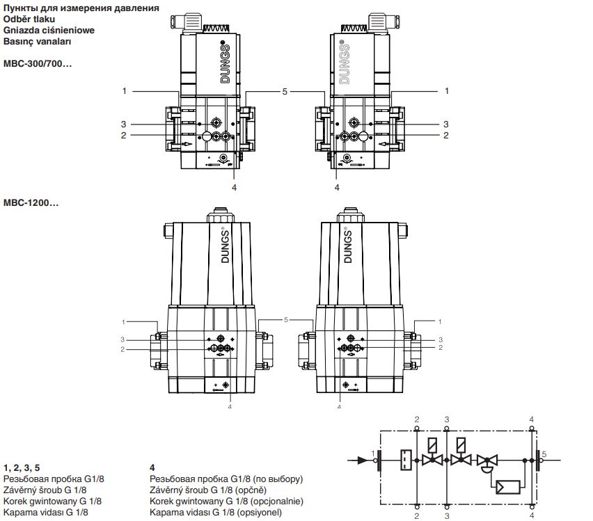 газовый мультиблок dungs mbc-700-se-s82 261652