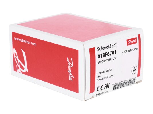 электромагнитная катушка danfoss be230as, 018f6701