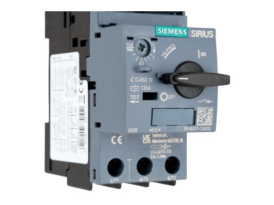 Автоматический выключатель Siemens Sirius, 3RV6011-1JA10