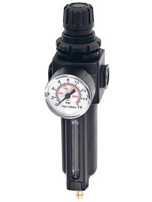 Воздушный фильтр с регулятором 0-12 бар 3/8" BSP (F) - 1/2" BSP (F) SAMOA 241501