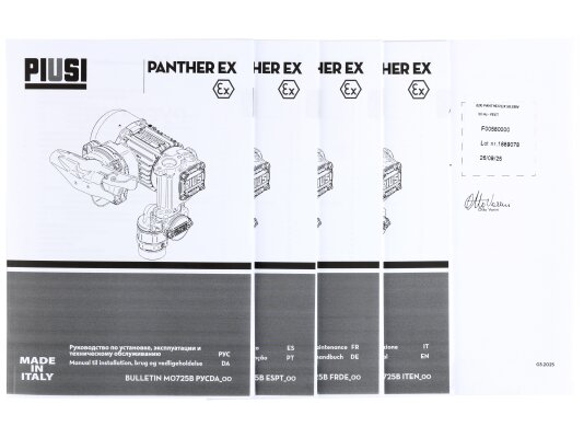 насос для топлива piusi panther ex 56, 220в
