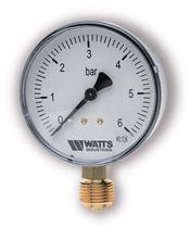 Манометр радиальный WATTS MDR 80/10 0-10 бар RAD G 1/2 10007793