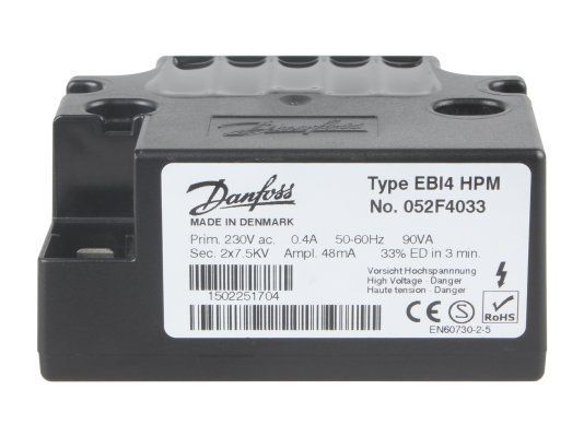 трансформатор розжига danfoss ebi4 hpm 052f4033