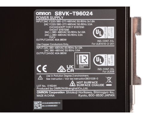 Блок питания Omron S8VK-T96024