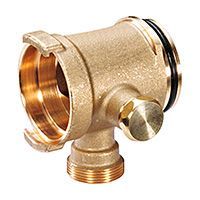 Элемент модульного коллектора GIACOMINI Ду32x3/4 E с клапаном R53SMY106