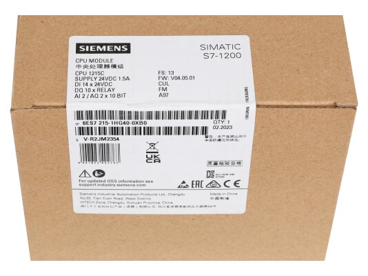 Программируемый контроллер Siemens, 6ES7215-1HG40-0XB0