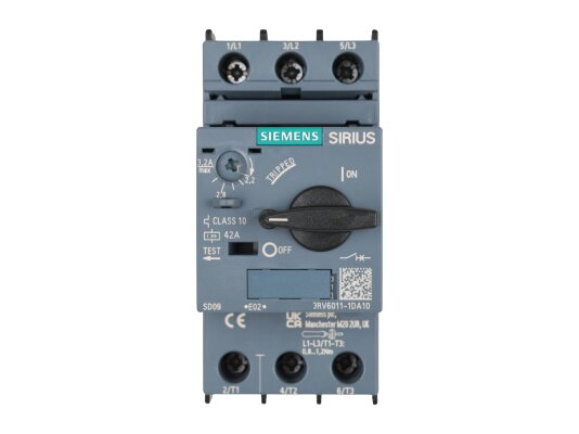Автоматический выключатель Siemens Sirius, 3RV6011-1DA10