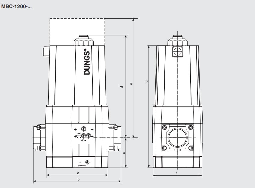 газовый мультиблок dungs mbc-300-se-s02 261649