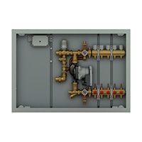 Коллекторный узел сборный GIACOMINI 1 x18 /4 co смесительной группой R557RY024