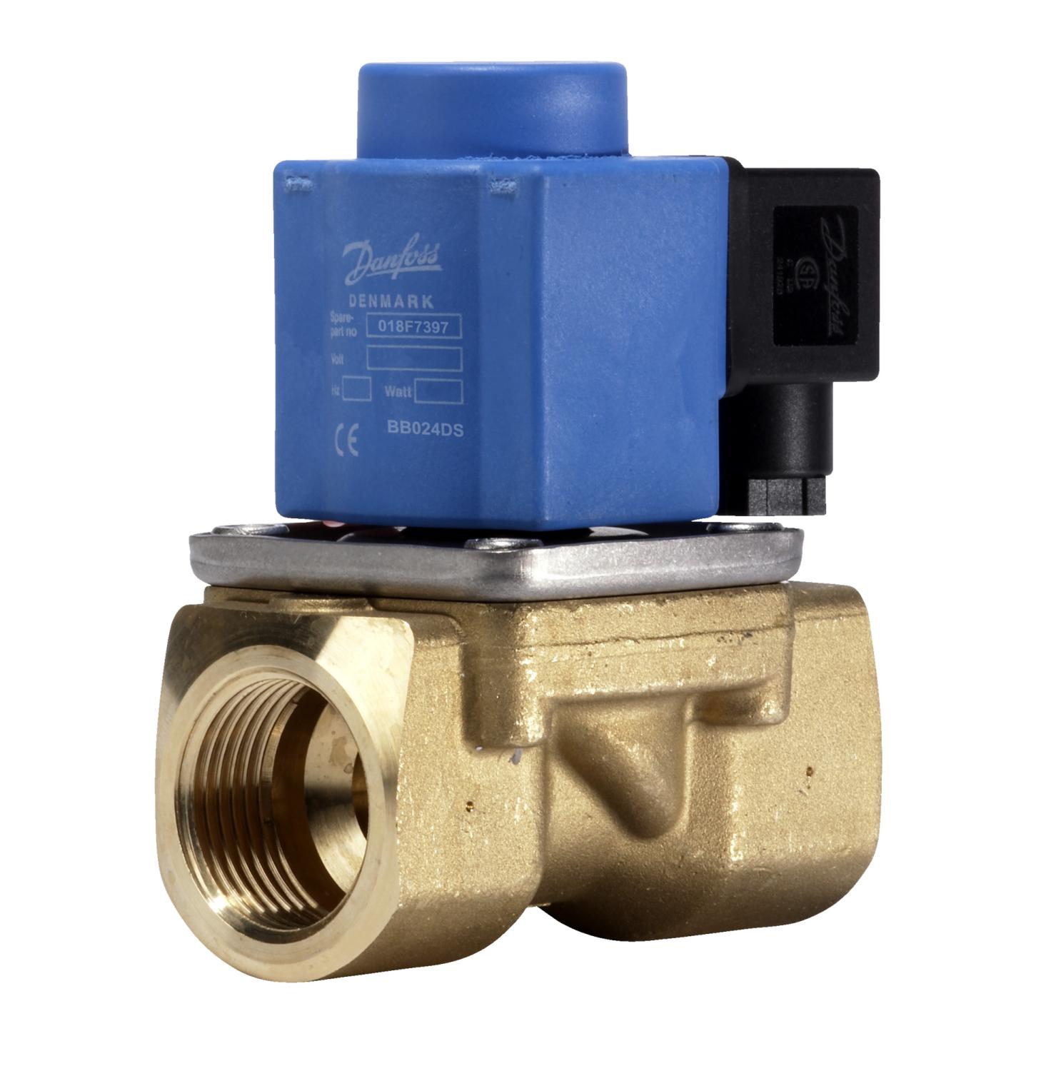 клапан электромагнитный ev251b ду 10 латунь danfoss 032u538216