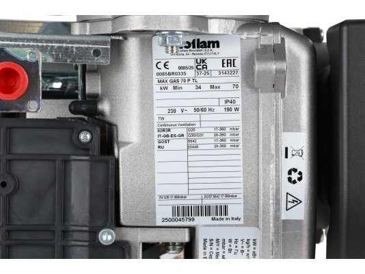 газовая горелка ecoflam max gas 70 p tl ht cv tw
