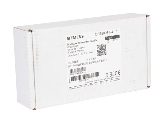 Датчик давления Siemens QBE2003-P4