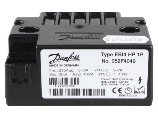 трансформатор розжига danfoss ebi4 hp 1p 052f4049