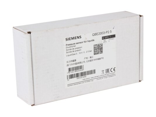 Датчик давления Siemens QBE2003-P2.5