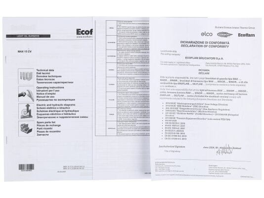 дизельная горелка ecoflam max 15 tl s tw cv с фильтром в комплекте
