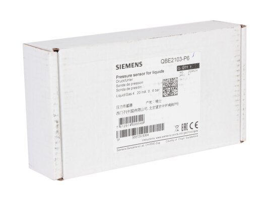 Датчик давления Siemens QBE2103-P6