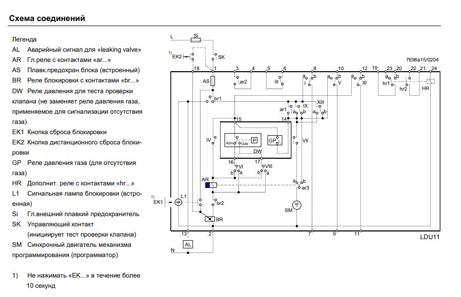 блок контроля герметичности siemens ldu11.523a27