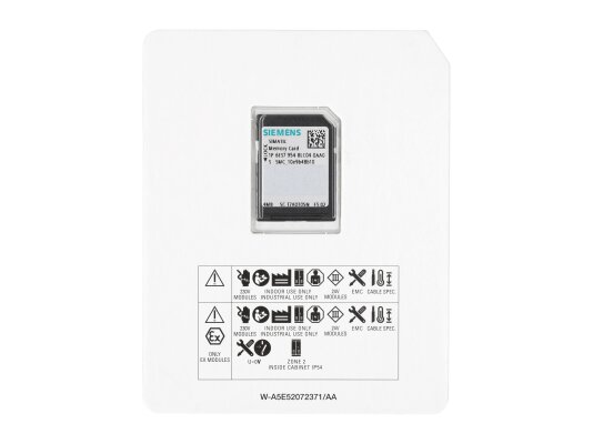 Карта памяти Siemens Simatic, 6ES7954-8LC04-0AA0