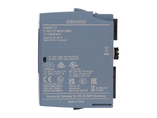 Модуль дискретного ввода Siemens, 6ES7131-6BH01-0BA0
