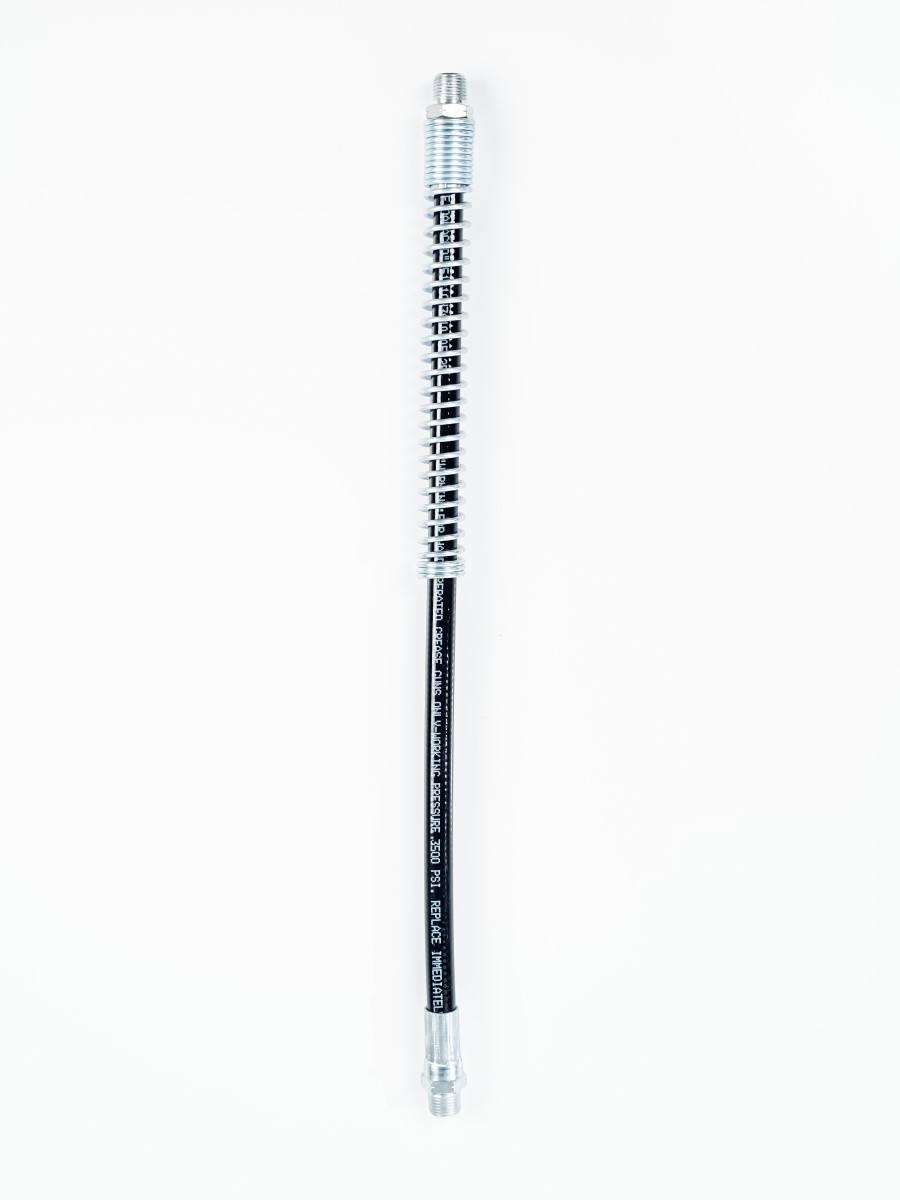 шланг для смазки с пружиной 300 мм х 1/8" bspt, pp180014 petropump