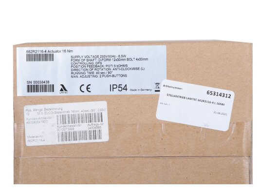 сервопривод lamtec 662r2116-4 l 16nm, 65314312