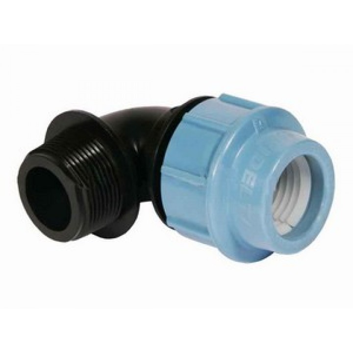 колено 90° с наружной резьбой d32/r1 pn10ppe unidelta (1008032004)
