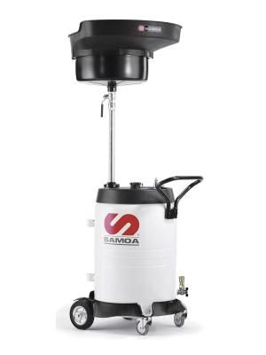 Маслосборник с маслоприемником 100 л, дистанционный слив, SAMOA, 372300