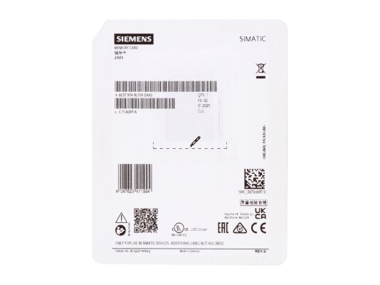 Карта памяти Siemens Simatic, 6ES7954-8LF04-0AA0