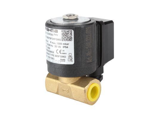 газовый электромагнитный клапан brahma e6g s8 3/8 gmo 13747000