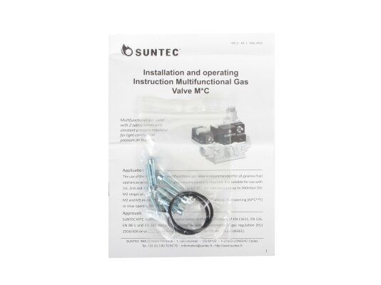 газовый мультиблок suntec m2c52f07-2-1000