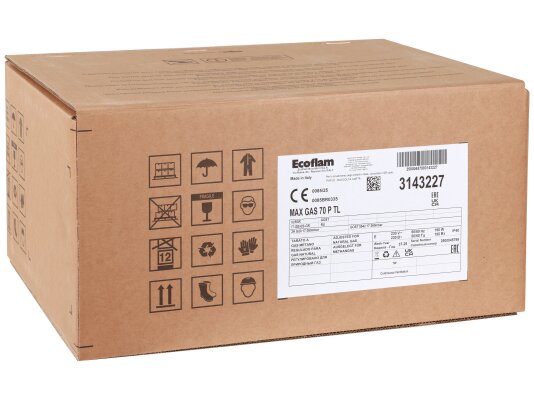 газовая горелка ecoflam max gas 70 p tl ht cv tw