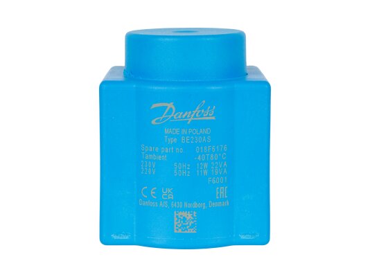 электромагнитная катушка danfoss be230as, 018f6701
