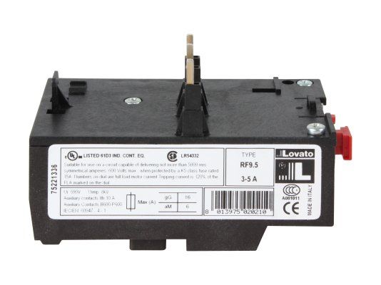 тепловое реле lovato rf9 5 (3,0 - 5,0 a) 65074495