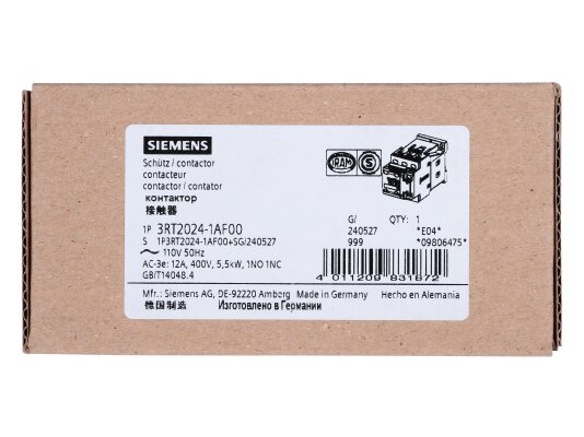 Контактор Siemens, 3RT2024-1AF00